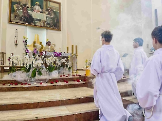  	30.05.2024 - Uroczystość Najświętszego Ciała i Krwi Chrystusa - Eucharystia Procesja_522